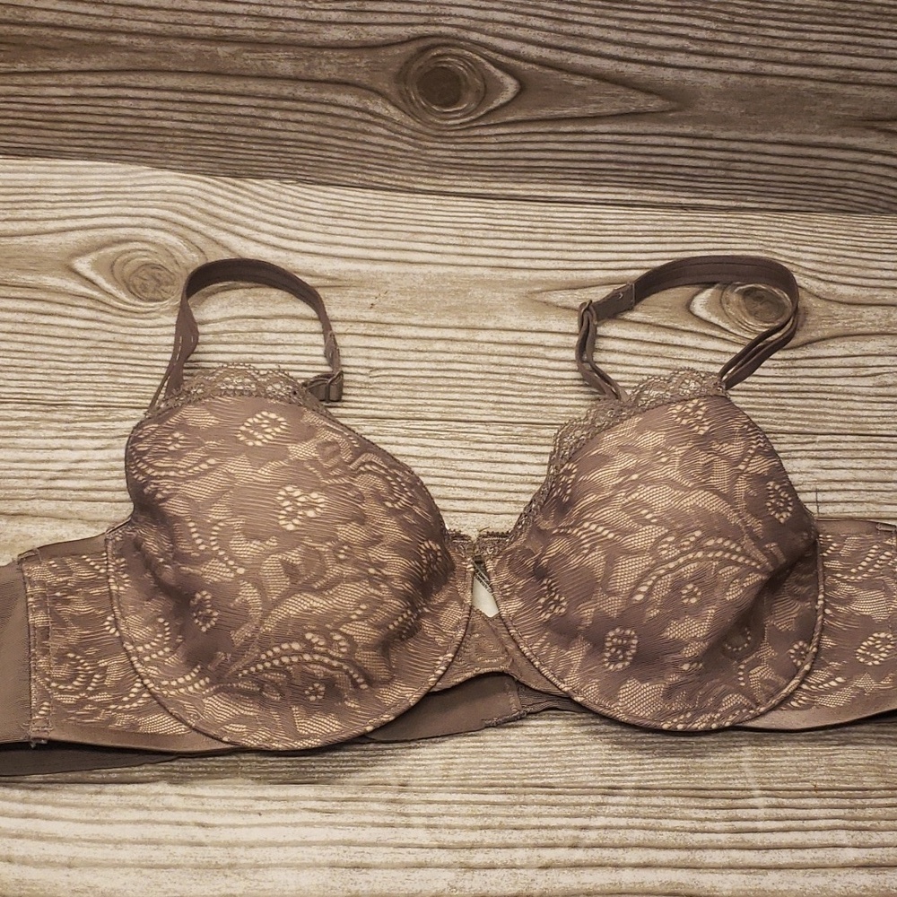 Soma taupe upper lace underwire bra sizec34B